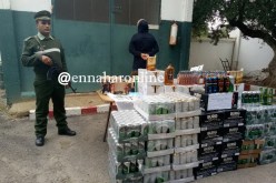 الدرك يحجز 16300 قارورة خمر في الوادي