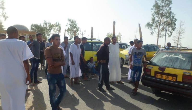 الوادي.. شلل تام بعد إحتجاج ناقلو خط الوادي- تقرت وورقلة – حاسي مسعود