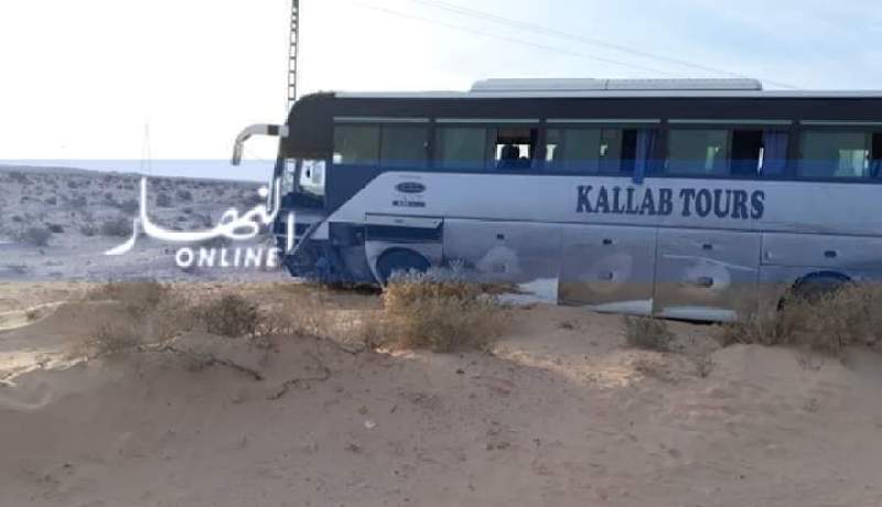 الوادي : مصرع شخصين وجرح 4 في حادث مرور بين تندلة وسيدي خليل