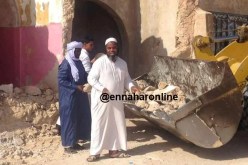 بالصور.. نائب “المير” يقود جرار الأوساخ والجرافة في حملة نظافة بالوادي