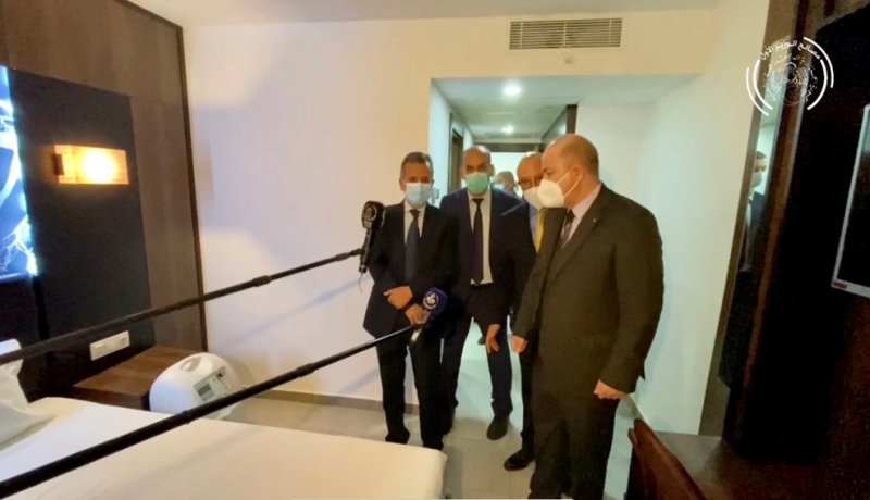 الوزير الاول يشرف على تخصيص فندق مزفران لإستقبال مرضى ” كوفيد “
