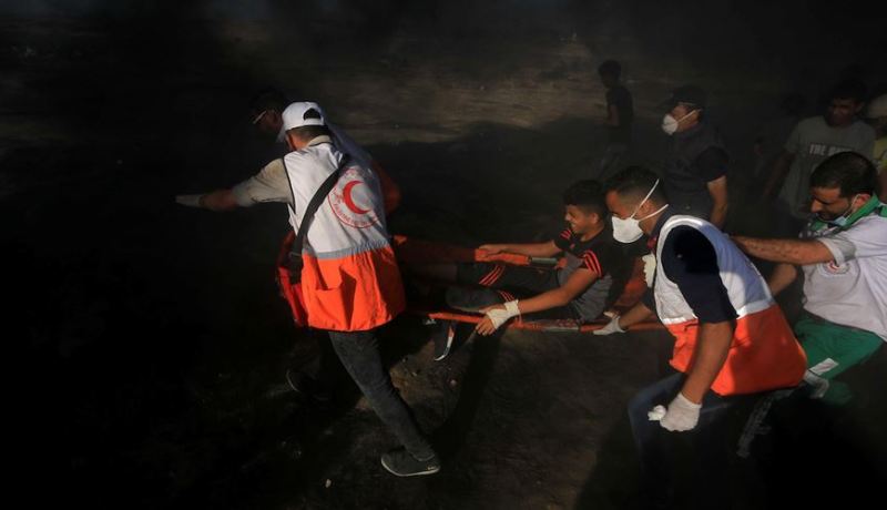 شهيد فلسطيني و220 جريح في جمعة “الوفاء لشهداء القدس”