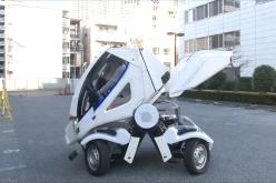 بالصور.. اليابان تبتكر سيارة “قابلة للطي”