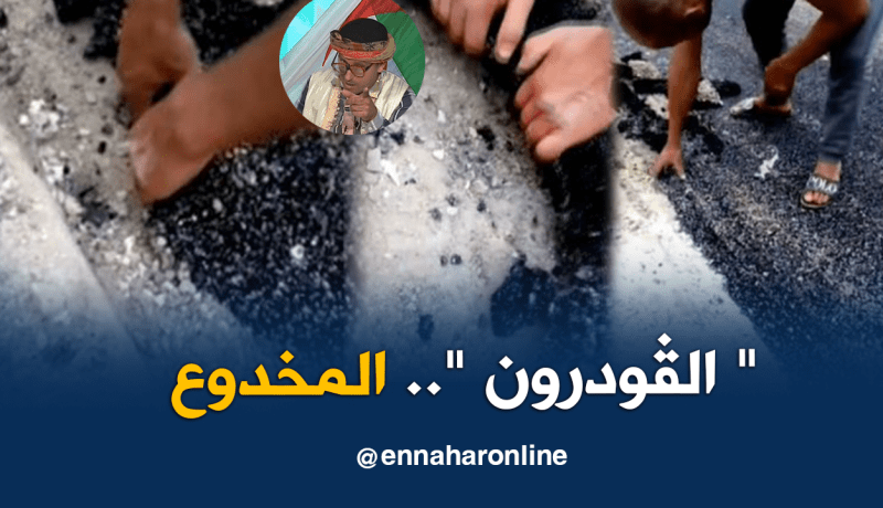 الشيخ النوي..شاهد طريق الزربية  بالطارف