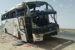 جرحى في  انقلاب حافلة بورقلة