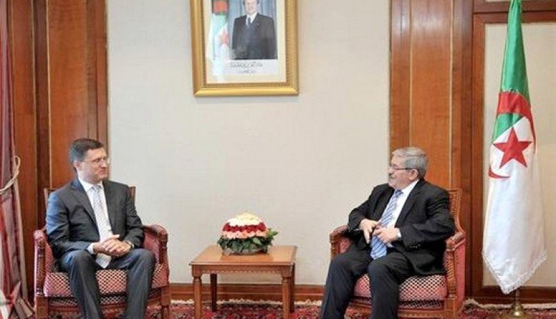 أويحيى يبحث مع نوفاك التعاون الجزائري الروسي