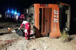 إيران:هلاك 9 طالبات وإصابة 35 أخريات إثر انقلاب حافلة