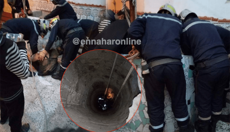 انتشال جثّة أربعيني من قاع  بئر بتيزي وزو
