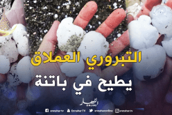 بالصور.. حبات برد عملاقة تلحق أضرارا بالبيوت والزرع بكيمل في باتنة