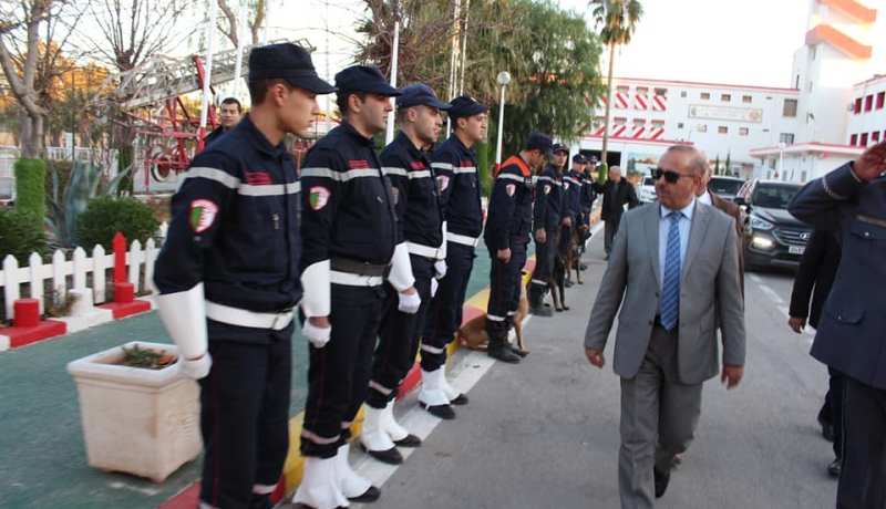 والي باتنة يعاين مشروع إنجاز وحدة الكلاب المدربة للفرقة السينوتقنية للحماية المدنية