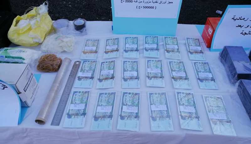 بالصور.. “BRI” باتنة تحجز 50 مليون سنتيم مزورة