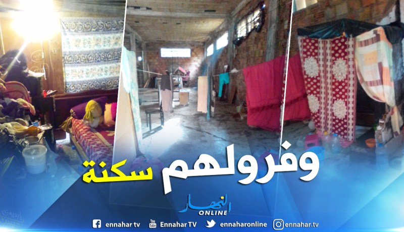 بالصور.. عائلة سميلي بالبليدة تبيت في العراء
