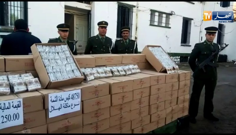 حجز أكثر من 189 ألف كيس “شمة” مغشوشة بالبويرة