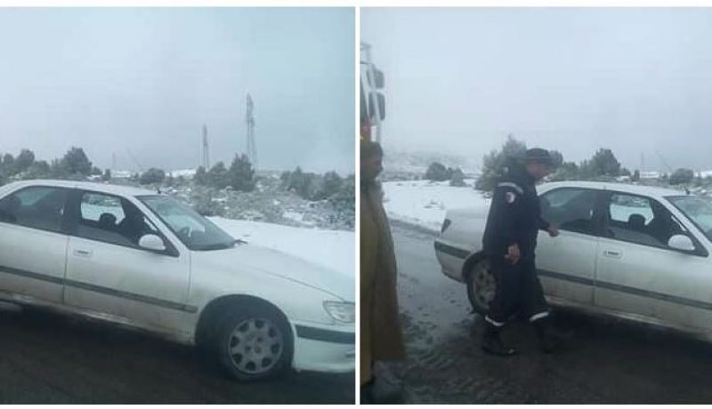 إنقاذ سيدة مصابة بداء السكري في إنحراف سيارة بتبسة