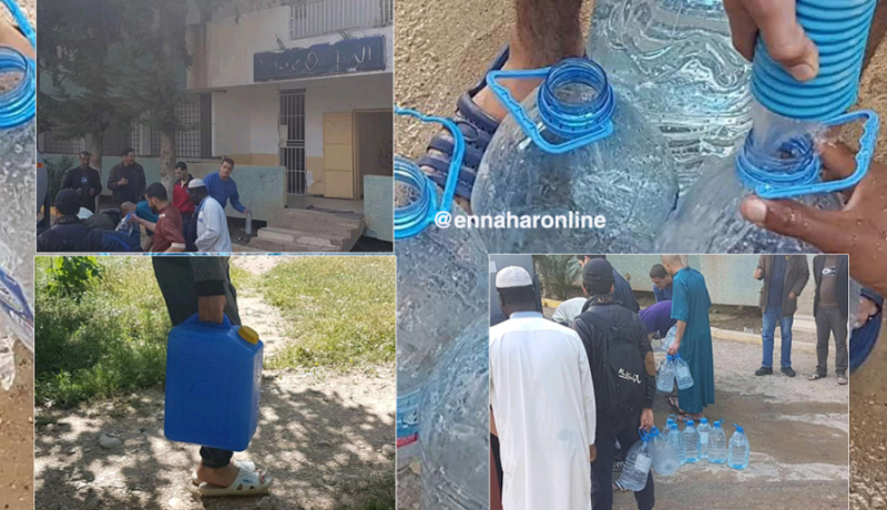 طلبة الإقامة المختلطة بتبسة يعانون العطش