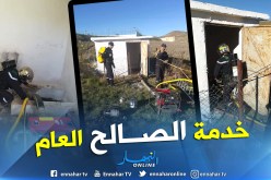 بالصور.. الحماية المدنية تطهر آبار الماء الشروب في ثنية الحد بتيسمسيلت