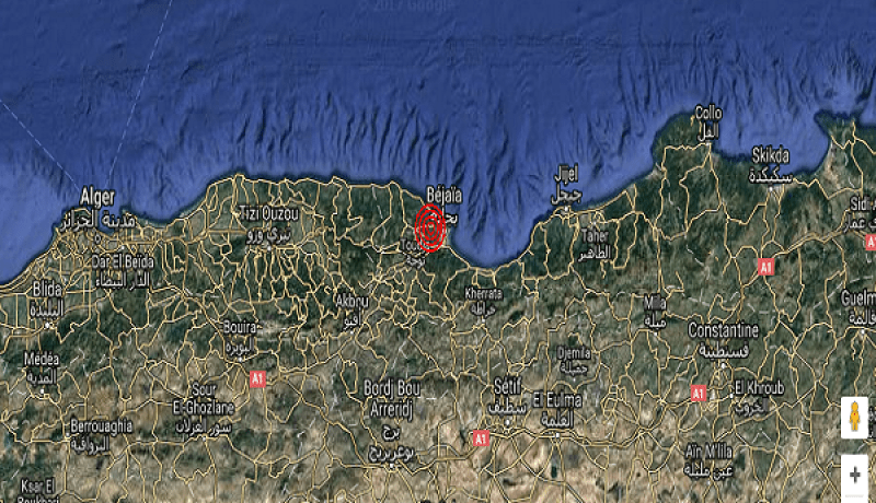 هزة أرضية تضرب ولاية بجاية