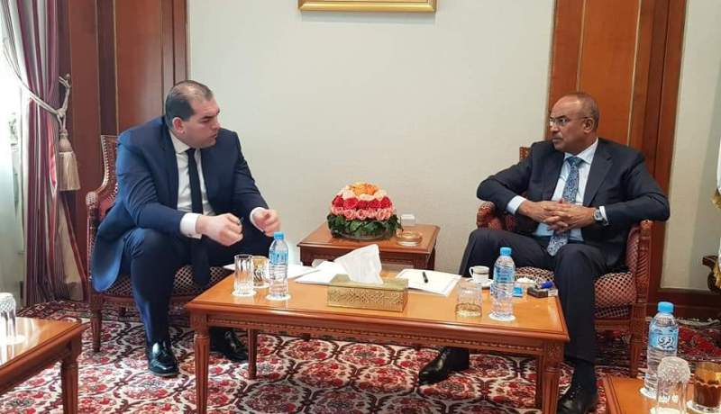 بدوي يستقبل رئيس منتدى رؤساء المؤسسات سامي أغلي