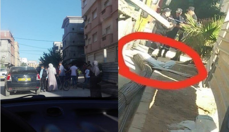 سقوط حزمة حديد تودي بحياة طفل ببرج البحري بالعاصمة