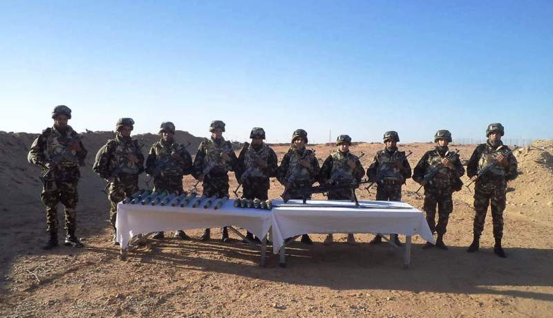 اكتشاف مخبأ يحتوي على صواريخ أرض جو وقذائف هاون ببرج باجي مختار