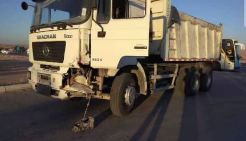 بسكرة.. قتيلان في حادث اصطدام شاحنة بدراجة نارية باولاد جلال