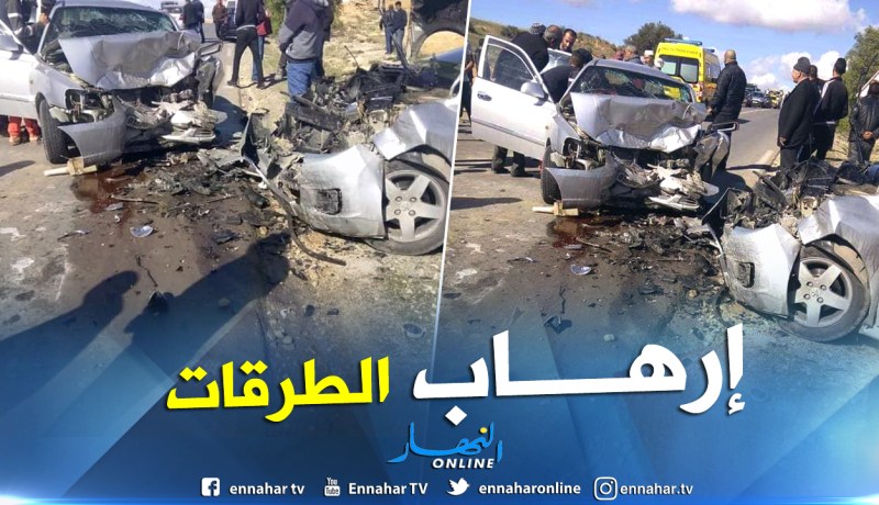 بالصور.. حادث مرور يخلف جريحين بسيدي بلعباس