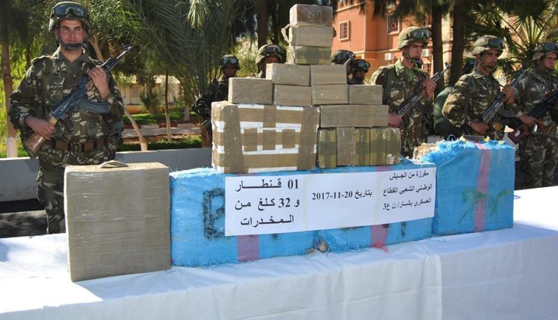 حجز 132 كلغ من “الكيف” في بشار