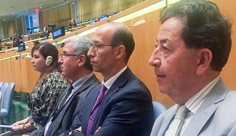 الشيخ بن تونس ضيف البعثة الجزائرية لدى الأمم المتحدة