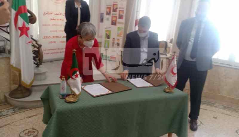 الهلال الأحمر الجزائري يوقّع اتفاقية مع مؤسسة متخصصة في البيئة لشراء معدات طبية