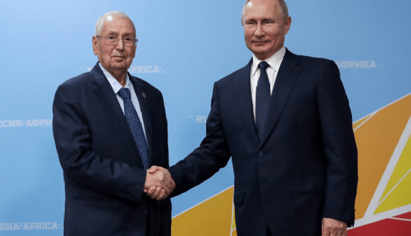 الرئاسة الروسية توضح حول لقاء بن صالح وبوتين في سوتشي