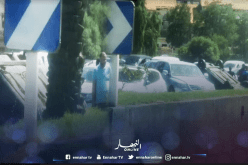 بالفيديو.. لحظة انقلاب سيارة في الطريق السريع بن عكنون- زرالدة