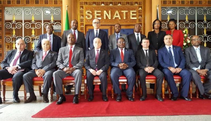 السعيد بوحجة يستقبل بنيروبي من قبل رئيس مجلس الشيوخ الكيني