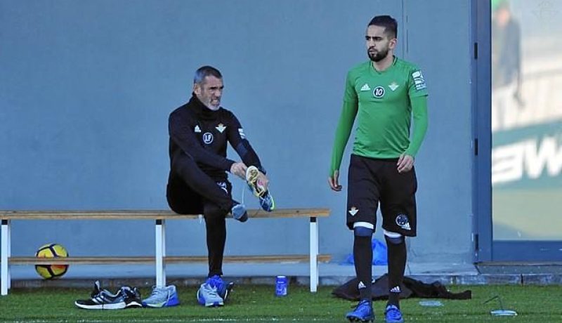 بالفيديو.. بودبوز يلفت الأنظار في تدريبات بيتيس ب”شطحة” خاصة