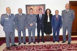 بالصور.. العقيد بوغلاف يستقبل نظيره المدير العام للدفاع المدني الاسباني