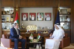 بوقادوم ووزير الداخلية الإماراتي يبحثان تعزيز التعاون الأمني بين البلدين