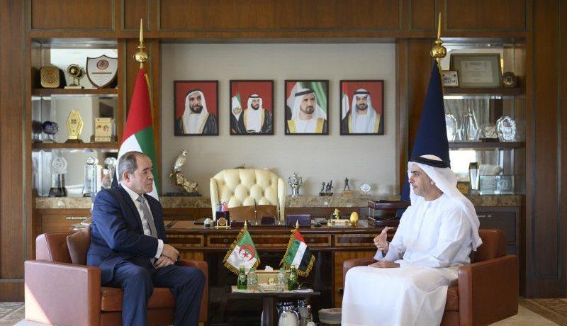 بوقادوم ووزير الداخلية الإماراتي يبحثان تعزيز التعاون الأمني بين البلدين