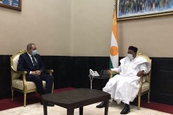 بوقادوم يستعرض سبل العلاقات الثنائية مع رئيس جمهورية النيجر