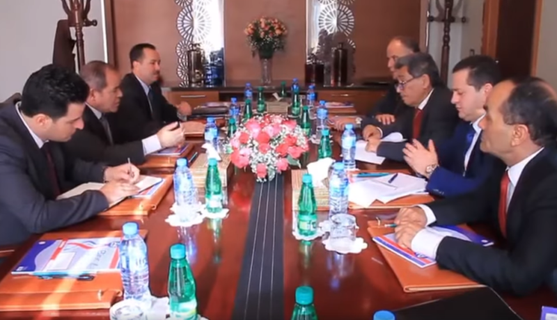 بوقادوم يستقبل وفدا عن حكومة حفتر ساعات قبل وقف إطلاق النار