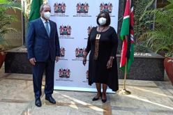 بوقادوم يتباحث سبل تعزيز التعاون الثنائي مع جمهورية كينيا