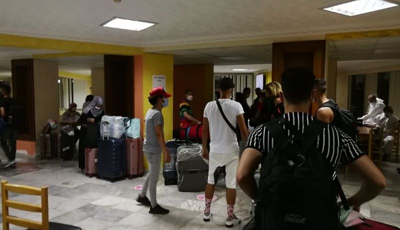 بالصور.. بومرداس تستقبل 305 مواطن وافد من تركيا لإخضاعهم للحجر الصحي