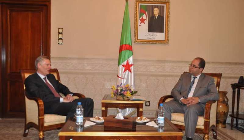 بالصور.. بومزار يستقبل سفيرا كندا وهولندا بالجزائر