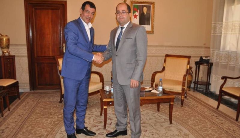 بومزار يلتقى الأمين العام للاتحاد العام للعمال الجزائريين سليم لعباطشة