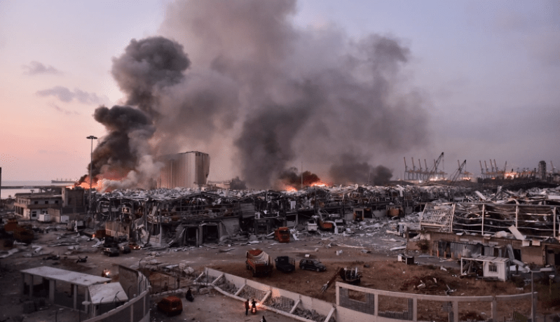 وزارة الخارجية: إصابة جزائري بجروح طفيفة في انفجار بيروت