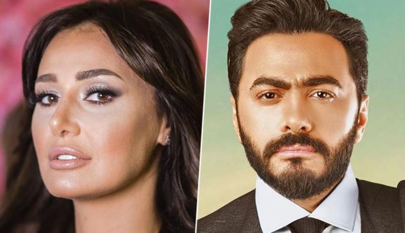 بالصور.. بدء تصوير الفيلم الجديد لتامر حسني وحلا شيحة