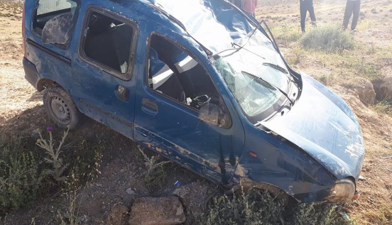 جريح في حادث انقلاب سيارة في تبسة