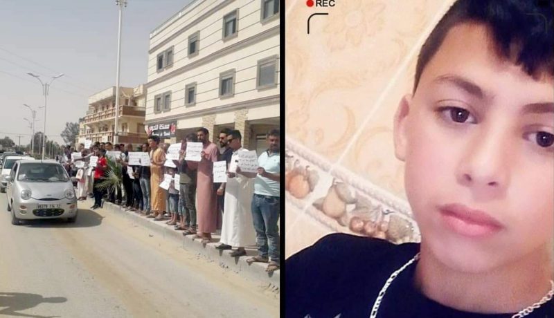 مواطنون يحتجون للمطالبة بتوفير الأمن بعد العثور على جثة طفل في بئر العاتر بتبسة