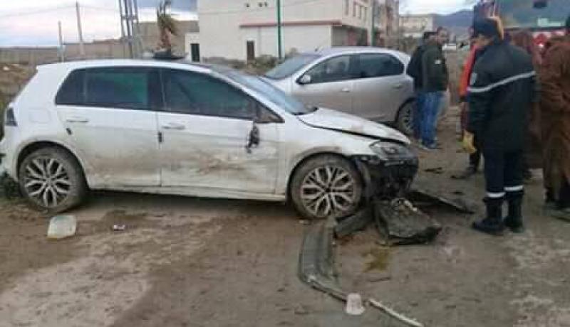 تبسة: إصابة ثلاثة اشخاص في حادثي مرور