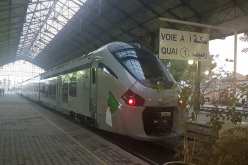 بالصور.. أول رحلة قطار كوراديا تصل تبسة قادمة من عنابة