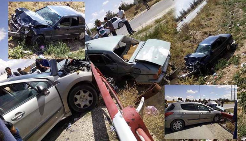 6 جرحى في حادث اصطدام 3 سيارات بتبسة