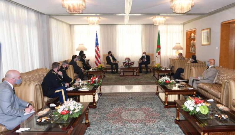 رئيس الجمهورية ووزير الدفاع الأمريكي يبحثان تطورات الوضع في ليبيا والساحل الإفريقي